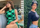 Khushi Kapoor in green bodycon mini dress is simply pretty in new pics. Suhana Khan reacts