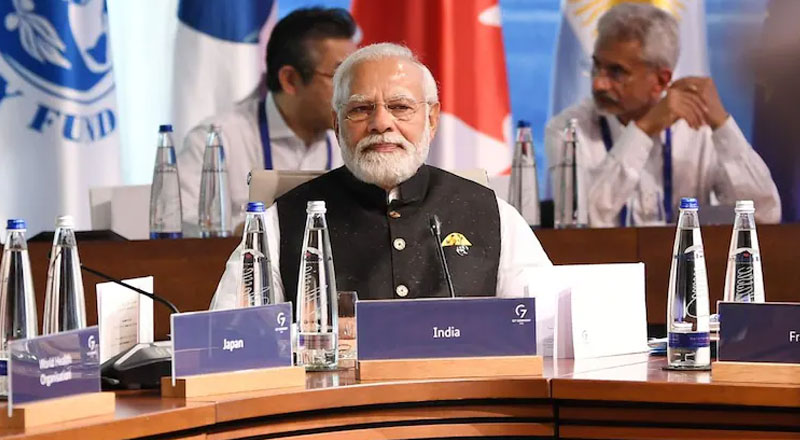 PM Modi highlights India’s efforts for green growth, clean energy at G7 summit session