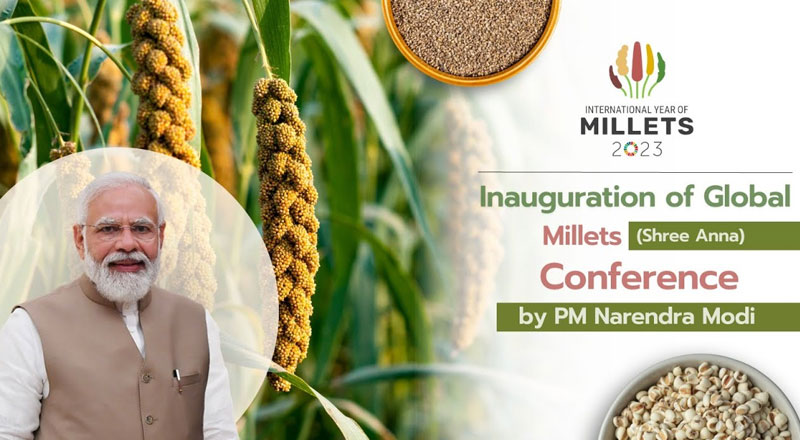 PM inaugurates the Global Millets (Shree Anna) Conference